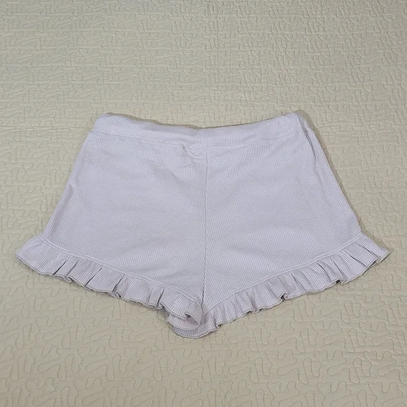 Princess Polly waffle knit high waist ruffle shorts size 12 - Picture 7 of 7